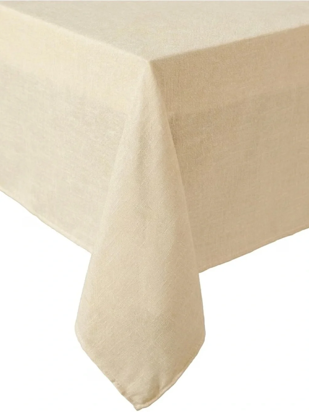 Laura Ashley Harper Yellow Textured Tablecloth 60x84 Easy Care Rectangular